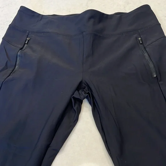 Athleta Black Leggings with Zipper Detail - Picture 3 of 10